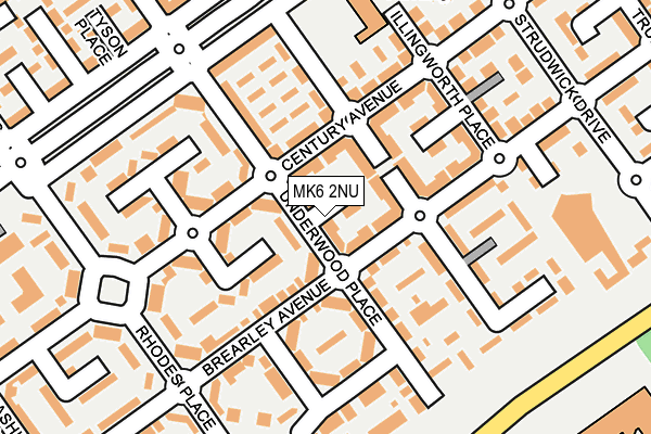 MK6 2NU map - OS OpenMap – Local (Ordnance Survey) MK6 2NU map - OS OpenMap – Local (Ordnance Survey)