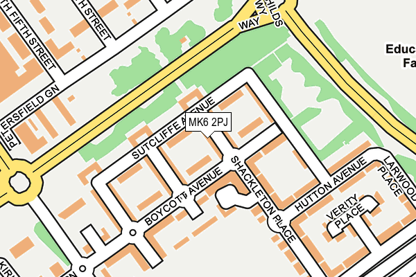 MK6 2PJ map - OS OpenMap – Local (Ordnance Survey) MK6 2PJ map - OS OpenMap – Local (Ordnance Survey)