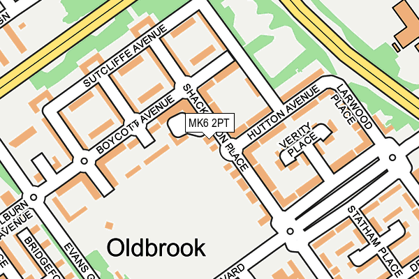 MK6 2PT map - OS OpenMap – Local (Ordnance Survey) MK6 2PT map - OS OpenMap – Local (Ordnance Survey)