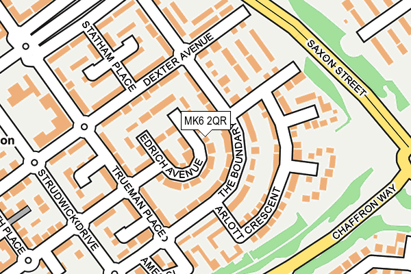 MK6 2QR map - OS OpenMap – Local (Ordnance Survey) MK6 2QR map - OS OpenMap – Local (Ordnance Survey)