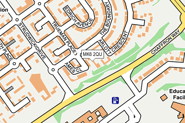 MK6 2QU map - OS OpenMap – Local (Ordnance Survey) MK6 2QU map - OS OpenMap – Local (Ordnance Survey)