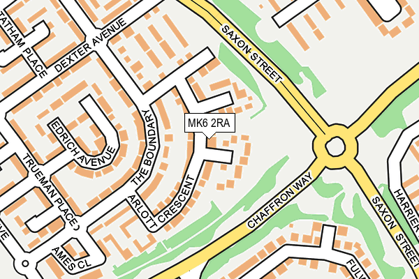 MK6 2RA map - OS OpenMap – Local (Ordnance Survey) MK6 2RA map - OS OpenMap – Local (Ordnance Survey)