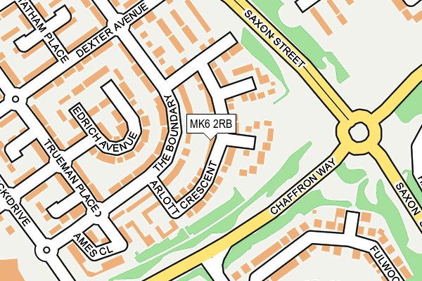 MK6 2RB map - OS OpenMap – Local (Ordnance Survey) MK6 2RB map - OS OpenMap – Local (Ordnance Survey)