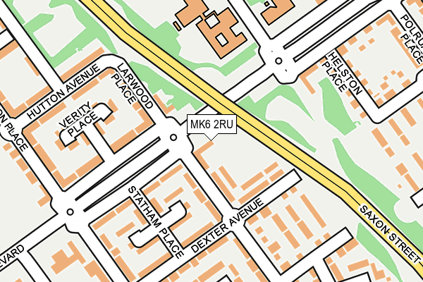 MK6 2RU map - OS OpenMap – Local (Ordnance Survey) MK6 2RU map - OS OpenMap – Local (Ordnance Survey)