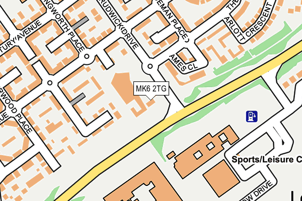 MK6 2TG map - OS OpenMap – Local (Ordnance Survey) MK6 2TG map - OS OpenMap – Local (Ordnance Survey)