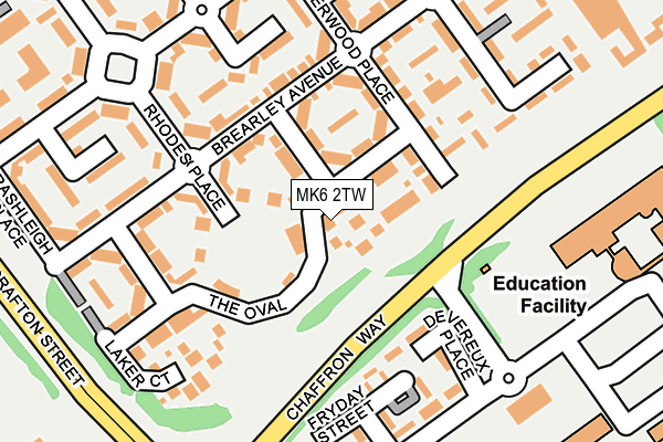 MK6 2TW map - OS OpenMap – Local (Ordnance Survey) MK6 2TW map - OS OpenMap – Local (Ordnance Survey)