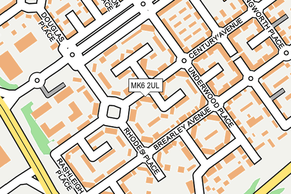 MK6 2UL map - OS OpenMap – Local (Ordnance Survey) MK6 2UL map - OS OpenMap – Local (Ordnance Survey)