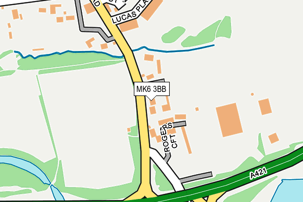 MK6 3BB map - OS OpenMap – Local (Ordnance Survey) MK6 3BB map - OS OpenMap – Local (Ordnance Survey)