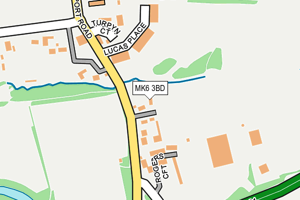 MK6 3BD map - OS OpenMap – Local (Ordnance Survey) MK6 3BD map - OS OpenMap – Local (Ordnance Survey)