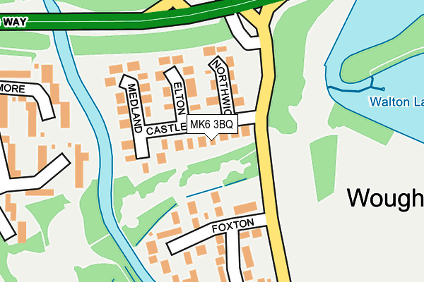 MK6 3BQ map - OS OpenMap – Local (Ordnance Survey) MK6 3BQ map - OS OpenMap – Local (Ordnance Survey)