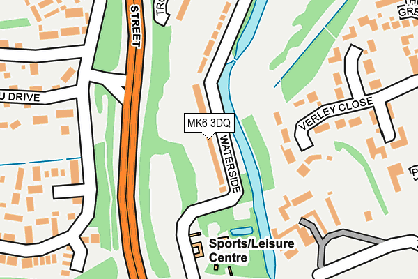 MK6 3DQ map - OS OpenMap – Local (Ordnance Survey) MK6 3DQ map - OS OpenMap – Local (Ordnance Survey)