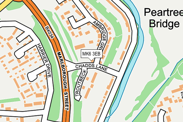 MK6 3EB map - OS OpenMap – Local (Ordnance Survey) MK6 3EB map - OS OpenMap – Local (Ordnance Survey)