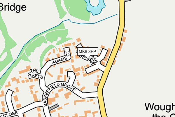 MK6 3EP map - OS OpenMap – Local (Ordnance Survey) MK6 3EP map - OS OpenMap – Local (Ordnance Survey)