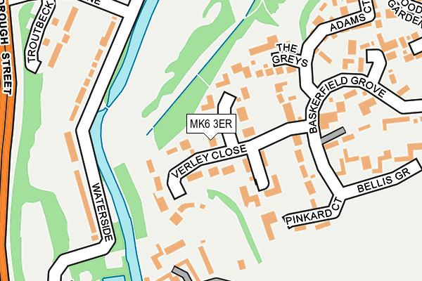 MK6 3ER map - OS OpenMap – Local (Ordnance Survey) MK6 3ER map - OS OpenMap – Local (Ordnance Survey)
