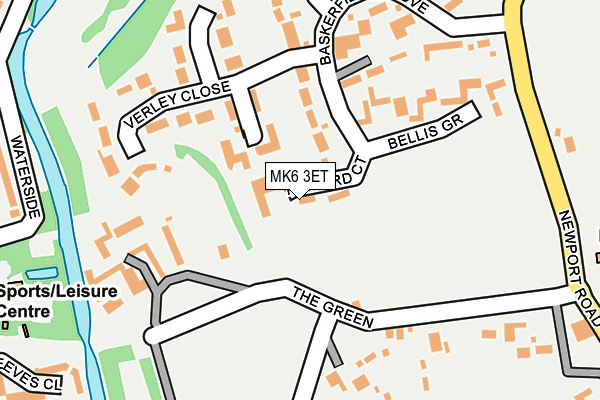 MK6 3ET map - OS OpenMap – Local (Ordnance Survey) MK6 3ET map - OS OpenMap – Local (Ordnance Survey)