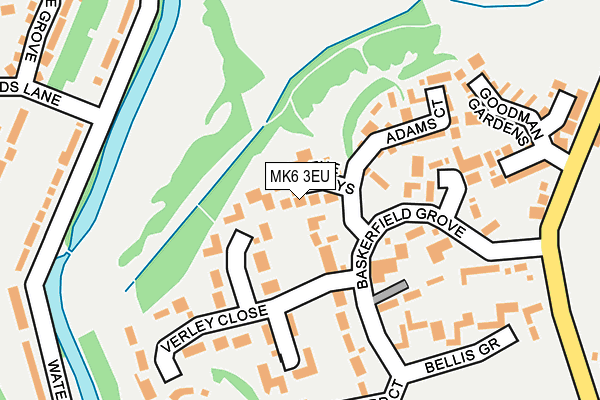 MK6 3EU map - OS OpenMap – Local (Ordnance Survey) MK6 3EU map - OS OpenMap – Local (Ordnance Survey)