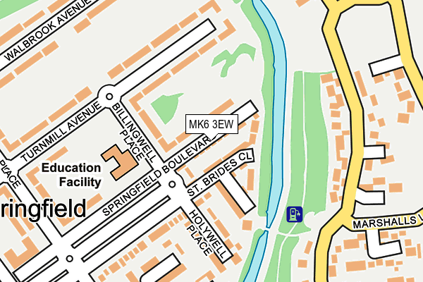 MK6 3EW map - OS OpenMap – Local (Ordnance Survey) MK6 3EW map - OS OpenMap – Local (Ordnance Survey)