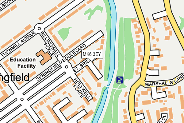 MK6 3EY map - OS OpenMap – Local (Ordnance Survey) MK6 3EY map - OS OpenMap – Local (Ordnance Survey)