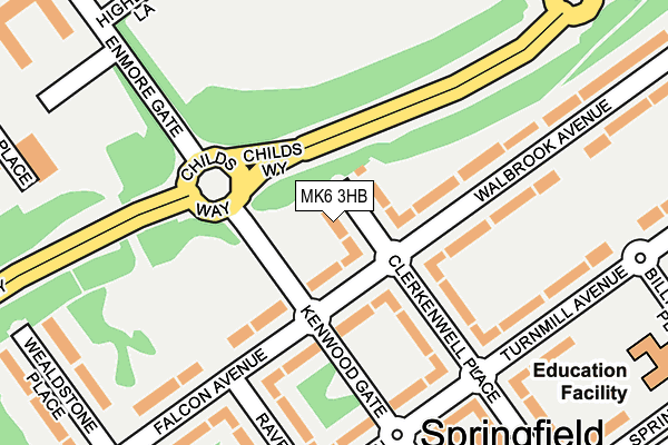 MK6 3HB map - OS OpenMap – Local (Ordnance Survey) MK6 3HB map - OS OpenMap – Local (Ordnance Survey)