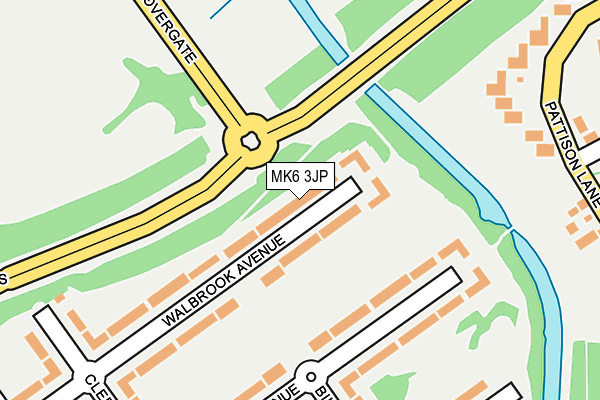 MK6 3JP map - OS OpenMap – Local (Ordnance Survey) MK6 3JP map - OS OpenMap – Local (Ordnance Survey)