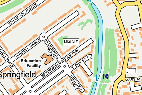 MK6 3LF map - OS OpenMap – Local (Ordnance Survey) MK6 3LF map - OS OpenMap – Local (Ordnance Survey)