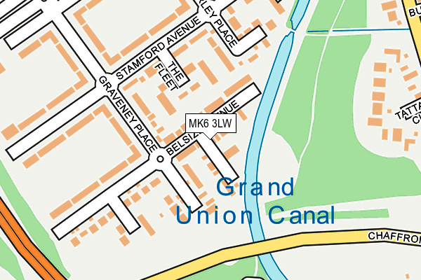 MK6 3LW map - OS OpenMap – Local (Ordnance Survey) MK6 3LW map - OS OpenMap – Local (Ordnance Survey)