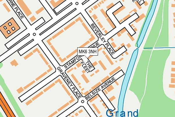 MK6 3NH map - OS OpenMap – Local (Ordnance Survey) MK6 3NH map - OS OpenMap – Local (Ordnance Survey)