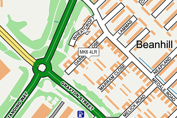 MK6 4LR map - OS OpenMap – Local (Ordnance Survey) MK6 4LR map - OS OpenMap – Local (Ordnance Survey)
