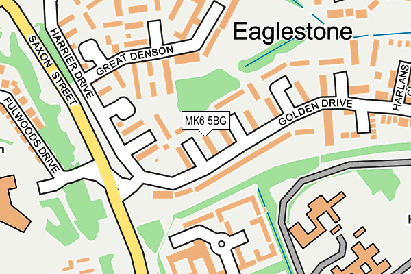 MK6 5BG map - OS OpenMap – Local (Ordnance Survey) MK6 5BG map - OS OpenMap – Local (Ordnance Survey)
