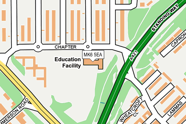 MK6 5EA map - OS OpenMap – Local (Ordnance Survey) MK6 5EA map - OS OpenMap – Local (Ordnance Survey)