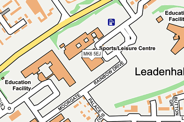 MK6 5EJ map - OS OpenMap – Local (Ordnance Survey) MK6 5EJ map - OS OpenMap – Local (Ordnance Survey)