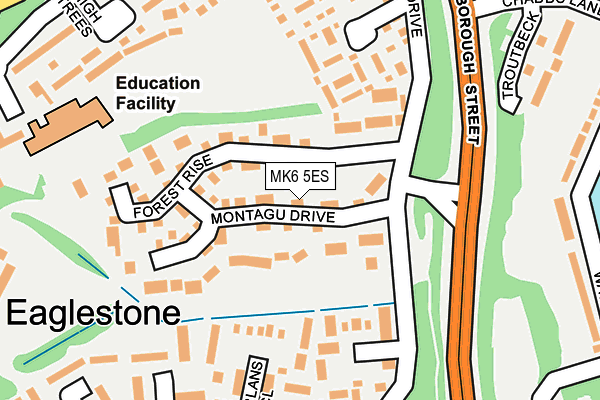 MK6 5ES map - OS OpenMap – Local (Ordnance Survey) MK6 5ES map - OS OpenMap – Local (Ordnance Survey)