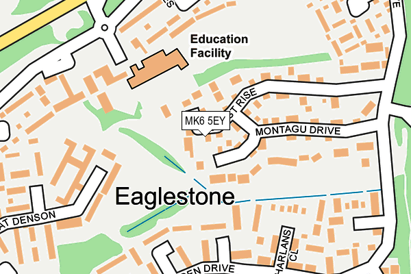 MK6 5EY map - OS OpenMap – Local (Ordnance Survey)