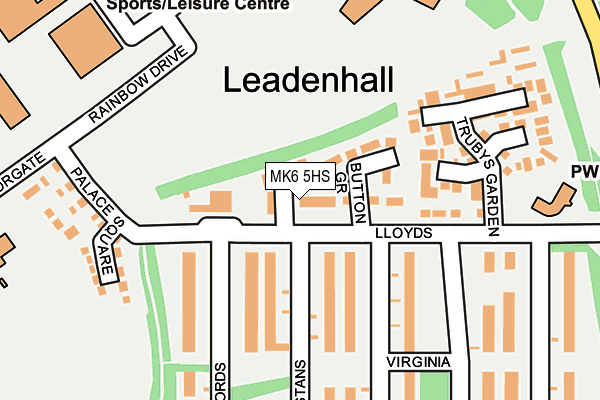 MK6 5HS map - OS OpenMap – Local (Ordnance Survey) MK6 5HS map - OS OpenMap – Local (Ordnance Survey)