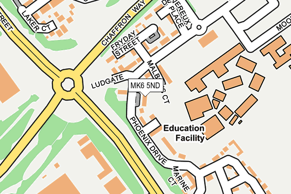 MK6 5ND map - OS OpenMap – Local (Ordnance Survey) MK6 5ND map - OS OpenMap – Local (Ordnance Survey)