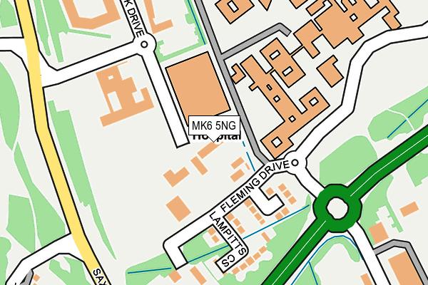MK6 5NG map - OS OpenMap – Local (Ordnance Survey) MK6 5NG map - OS OpenMap – Local (Ordnance Survey)