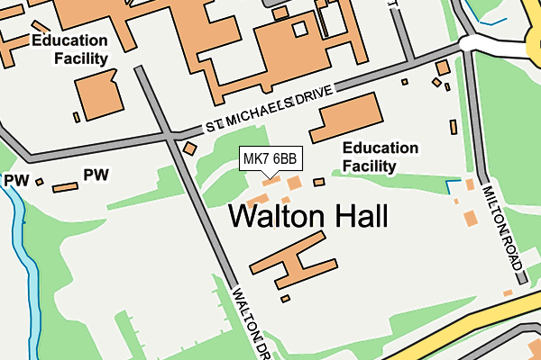 MK7 6BB map - OS OpenMap – Local (Ordnance Survey) MK7 6BB map - OS OpenMap – Local (Ordnance Survey)