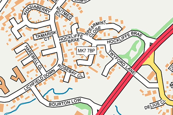 MK7 7BP map - OS OpenMap – Local (Ordnance Survey) MK7 7BP map - OS OpenMap – Local (Ordnance Survey)