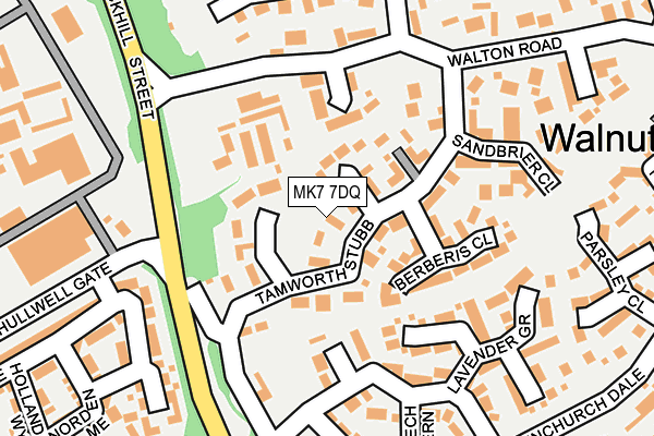 MK7 7DQ map - OS OpenMap – Local (Ordnance Survey) MK7 7DQ map - OS OpenMap – Local (Ordnance Survey)