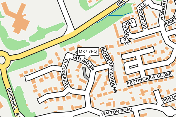 MK7 7EQ map - OS OpenMap – Local (Ordnance Survey) MK7 7EQ map - OS OpenMap – Local (Ordnance Survey)