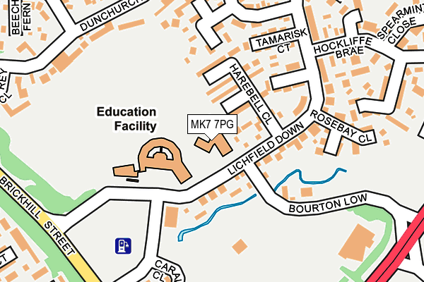 MK7 7PG map - OS OpenMap – Local (Ordnance Survey) MK7 7PG map - OS OpenMap – Local (Ordnance Survey)