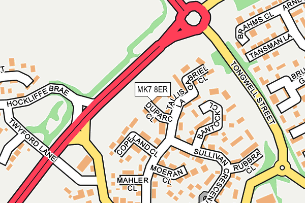 MK7 8ER map - OS OpenMap – Local (Ordnance Survey) MK7 8ER map - OS OpenMap – Local (Ordnance Survey)