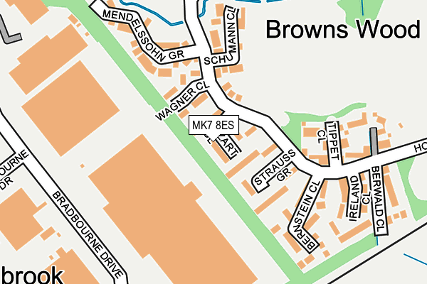 MK7 8ES map - OS OpenMap – Local (Ordnance Survey) MK7 8ES map - OS OpenMap – Local (Ordnance Survey)
