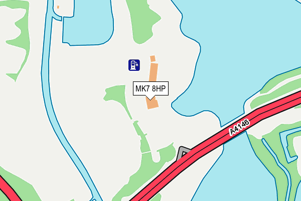 MK7 8HP map - OS OpenMap – Local (Ordnance Survey) MK7 8HP map - OS OpenMap – Local (Ordnance Survey)