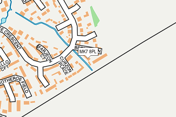 MK7 8PL map - OS OpenMap – Local (Ordnance Survey) MK7 8PL map - OS OpenMap – Local (Ordnance Survey)