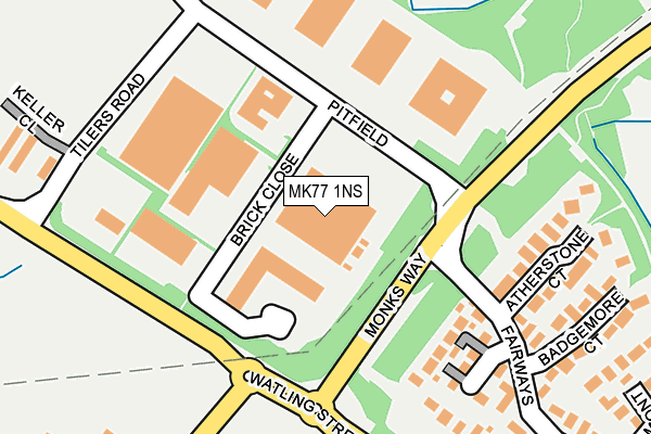 MK77 1NS map - OS OpenMap – Local (Ordnance Survey) MK77 1NS map - OS OpenMap – Local (Ordnance Survey)