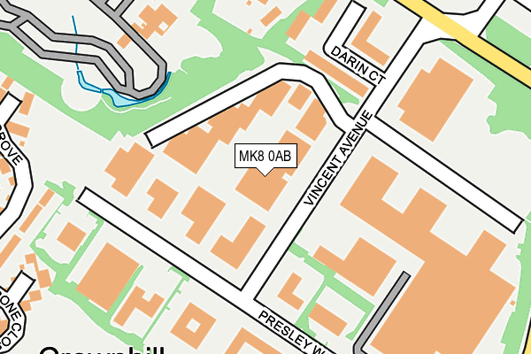 MK8 0AB map - OS OpenMap – Local (Ordnance Survey) MK8 0AB map - OS OpenMap – Local (Ordnance Survey)