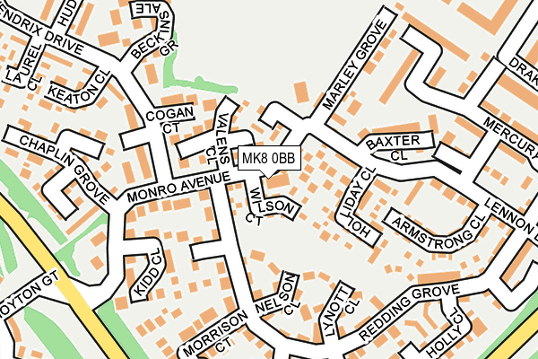 MK8 0BB map - OS OpenMap – Local (Ordnance Survey) MK8 0BB map - OS OpenMap – Local (Ordnance Survey)