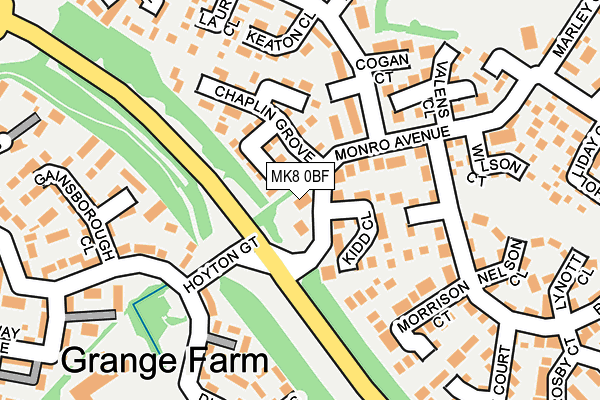 MK8 0BF map - OS OpenMap – Local (Ordnance Survey) MK8 0BF map - OS OpenMap – Local (Ordnance Survey)