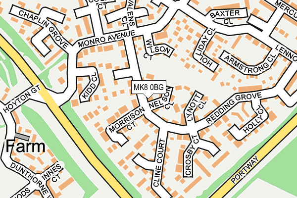 MK8 0BG map - OS OpenMap – Local (Ordnance Survey) MK8 0BG map - OS OpenMap – Local (Ordnance Survey)